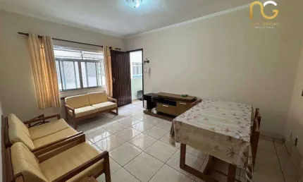 Apartamento com 2 dormitórios à venda, 53 m² por R$ 345.000,00 - Canto do Forte - Praia Grande/SP