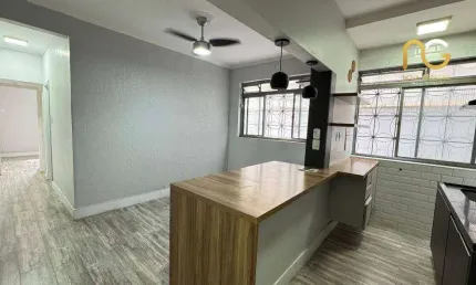 Apartamento Terreo com 2 dormitórios à venda, 52 m² por R$ 275.000 - Boqueirão - Praia Grande/SP