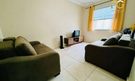 Apartamento Reformado com 1 dormitório à venda, 45 m² por R$ 185.000 - Vila Assunção - Praia Grande/SP