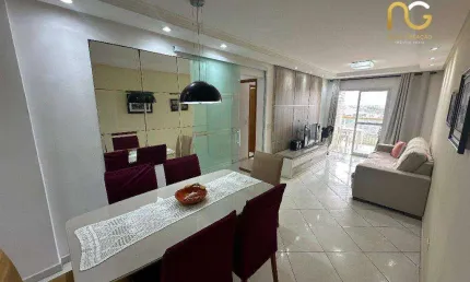 Apartamento com 2 dormitórios à venda, 89 m² por r$ 520.000,00 - tupi - praia grande/sp