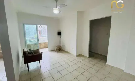 Apartamento com 1 dormitório à venda, 66 m² por r$ 299.000,00 - aviação - praia grande/sp