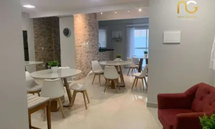 Apartamento com 2 dormitórios à venda, 74 m² por r$ 285.000,00 - vila dinópolis - mongaguá/sp