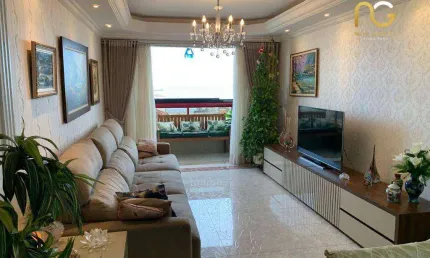 Apartamento com 2 dormitórios à venda, 95 m² por r$ 590.000,00 - boqueirão - praia grande/sp