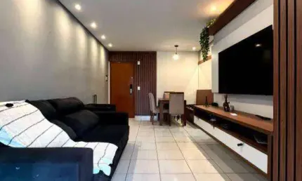 Apartamento com 2 dormitórios à venda, 90 m² por R$ 470.000,00 - Vila Assunção - Praia Grande/SP