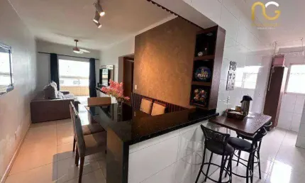 Apartamento com 2 dormitórios à venda, 78 m² por r$ 500.000,00 - vila guilhermina - praia grande/sp