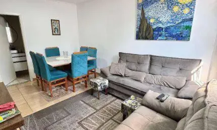 Apartamento Duplex com 1 dormitório à venda, 52 m² por R$ 250.000,00 - Vila Guilhermina - Praia Grande/SP