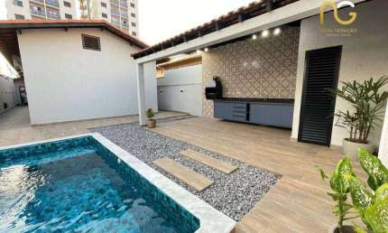 Casa com 4 dormitórios à venda, 155 m² por R$ 1.450.000,00 - Tupi - Praia Grande/SP