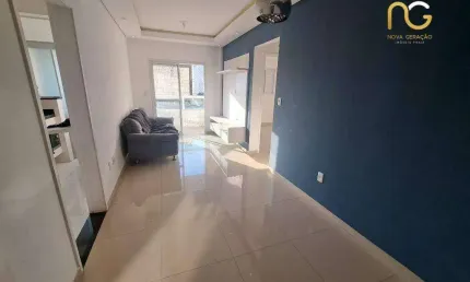 Apartamento com 2 dormitórios à venda, 58 m² por r$ 360.000,00 - vila guilhermina - praia grande/sp