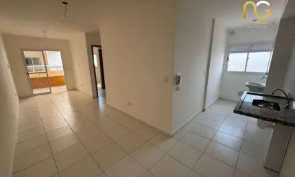 Apartamento com 2 dormitórios à venda, 60 m² por r$ 425.000,00 - boqueirão - praia grande/sp