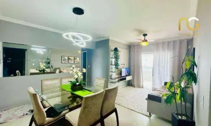 Apartamento com 3 dormitórios à venda, 101 m² por r$ 780.000,00 - vila guilhermina - praia grande/sp