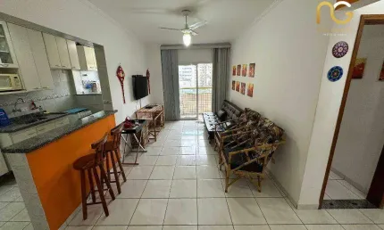 Apartamento 01 dormitorio - Bairro Tupi/Praia Grande-SP