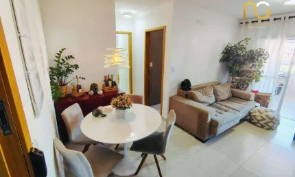 Apartamento com 2 dormitórios à venda, 71 m² por R$ 510.000,00 - Vila Guilhermina - Praia Grande/SP