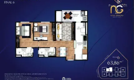 Apartamento com 2 quartos à venda na Rua Botafogo, 217, Guilhermina, Praia Grande