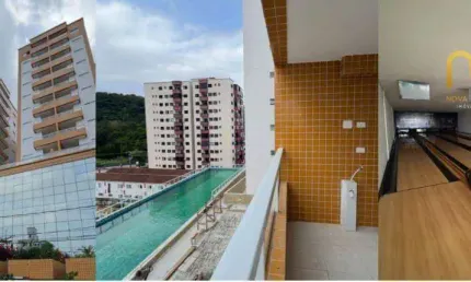 Apartamento novo - 02 dormitorios 01 suite - lazer completo - bairro boqueirão/praia grande-sp