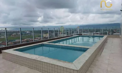 Apartamento com 1 dormitório à venda, 47 m² por R$ 290.000,00 - Mirim - Praia Grande/SP