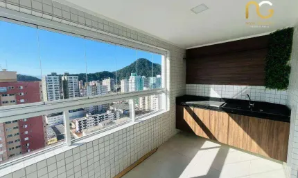 Apartamento com 2 dormitórios à venda, 84 m² por r$ 880.000,00 - canto do forte - praia grande/sp