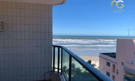 Apartamento com 2 dormitórios à venda, 65 m² por r$ 480.000,00 - real - praia grande/sp