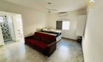 Kitnet com 1 dormitório à venda, 40 m² por r$ 220.000,00 - tupi - praia grande/sp