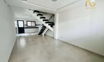 Casa com 3 dormitórios à venda, 108 m² por r$ 670.000,00 - vila caiçara - praia grande/sp