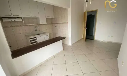 Apartamento com 2 dormitórios à venda, 55 m² por r$ 375.000,00 - mirim - praia grande/sp