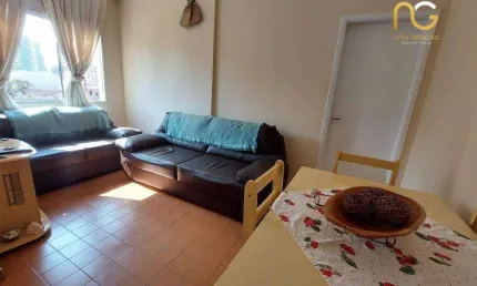 Apartamento com 1 dormitório à venda, 64 m² por r$ 295.000,00 - boqueirão - praia grande/sp