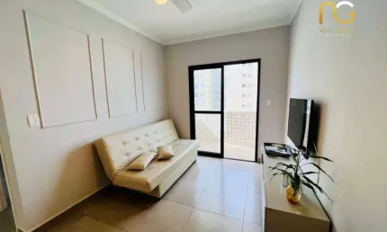 Apartamento 100 metros da praia na ocian pg -  2 dormitórios com suite r$ 480 mil