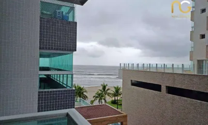 Apartamento com 2 dormitórios,sendo 1 suite, com sacada, à venda, 77 m² por r$ 530.000 - caiçara- praia grande/sp