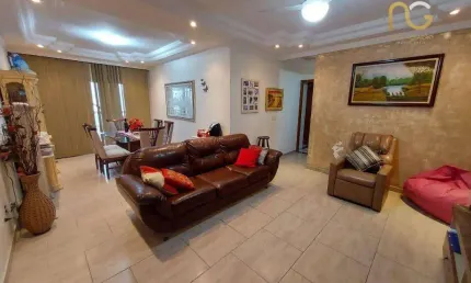 Apartamento com 3 dormitórios à venda, 147 m² por R$ 820.000,00 - Tupi - Praia Grande/SP