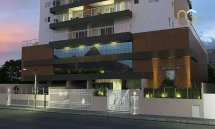 Apartamento à venda, 59 m² por R$ 450.000,00 - Vila Guilhermina - Praia Grande/SP