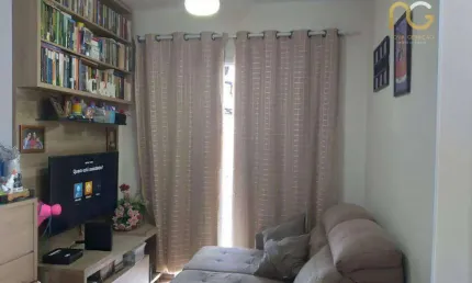 Apartamento com 2 dormitórios à venda, 48 m² por R$ 305.000,00 - Vila Assunção - Praia Grande/SP