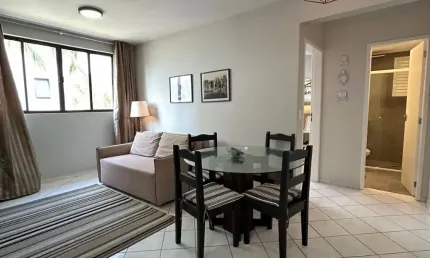 Apartamento um dormitório mobiliado à venda nas gaivotas, com escritura pública!