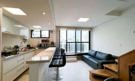 Apartamento Duplex com 1 dormitório à venda, 88 m² por R$ 2.000.000,00 - Itaim Bibi - São Paulo/SP