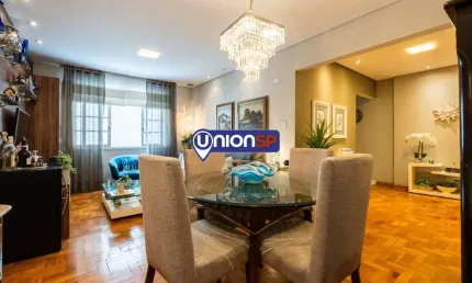 Apartamento com 2 quartos, em miolo cobiçado de higienópolis / santa cecília