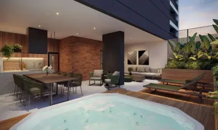 Apartamento com 1 dormitório à venda, 26 m² - Brooklin - São Paulo/SP