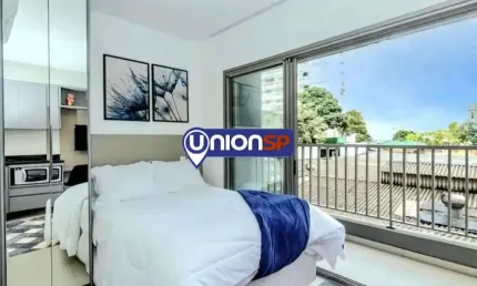Apartamento com 1 dormitório à venda, 23 m² - cerqueira césar - são paulo/sp