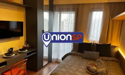 Studio com 1 dormitório à venda, 20 m² por r$ 390.000,00 - brooklin - são paulo/sp