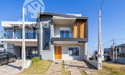 Belíssimo sobrado com 3 dormitórios à venda, 156 m² por r$ 999.000 - central park - cachoeirinha/rs
