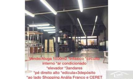 Casa comercial à venda na Avenida Doutor Eduardo Cotching, 275, Jardim Anália Franco, São Paulo
