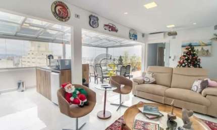 COBERTURA DUPLEX - HIGIENOPOLIS - 3 DORMS - 2 SUITES - 2 VAGAS