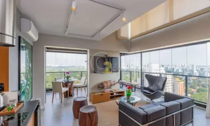 Apartamento duplex a venda em pinheiros, 1 suíte e  1 vaga de garagem