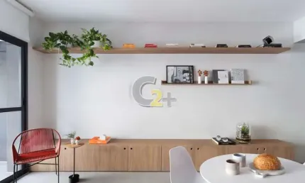 Apartamento á venda na Bela Vista, 1 quarto, sala com varanda fechada, 1 vaga