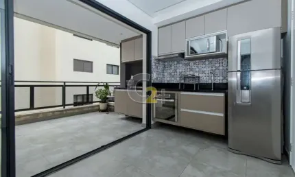 Apartamento studio em pinheiros, 1 quarto, 1 vaga de garagem, 40m².