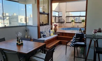 Cobertura Duplex à venda na Pompéia com 4 suítes e 4 vagas