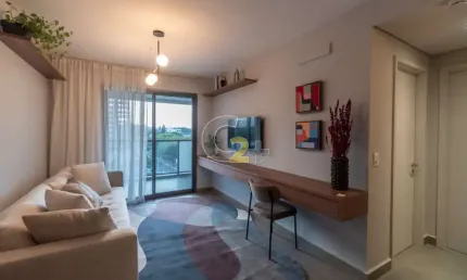 Apartamento à venda em Moema com 2 suítes e 1 vaga de garagem