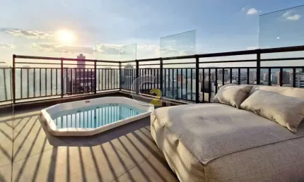 Cobertura duplex à venda em perdizes com 4 quartos, sendo 3 suítes e 4 vagas
