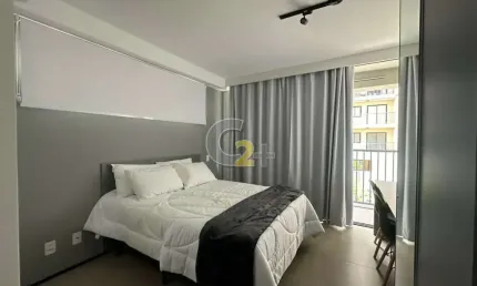 APARTAMENTO STÚDIO MOBILIADO - VENDA - MOEMA -  1  DORMITÓRIO - SEM VAGA