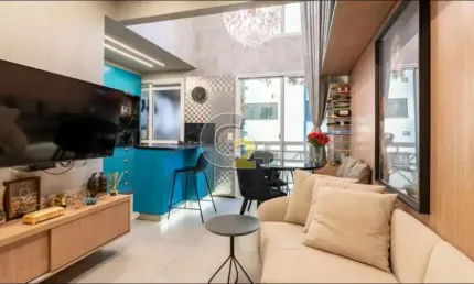 Apartamento duplex - venda - paraíso - 1 suite - 1 vaga