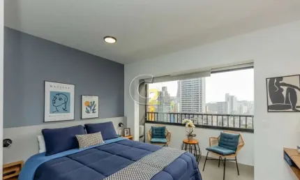Studio mobiliado a venda  Pinheiros 1 quarto Sem vaga