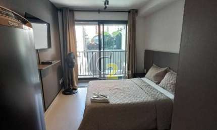 Studio à venda no Brooklin com 1 quarto e 1 vaga de garagem