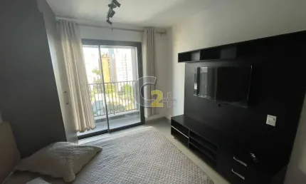 Studio à venda no Brooklin com 1 quarto e 1 vaga de garagem
